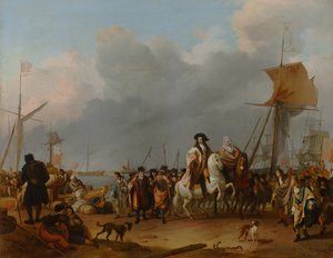 1691年1月31日、オラニエポルデルにスタッドホルダーキングウィレム3世（1650〜1702）が到着